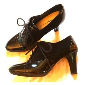 Anne Klein oxford heel bootie